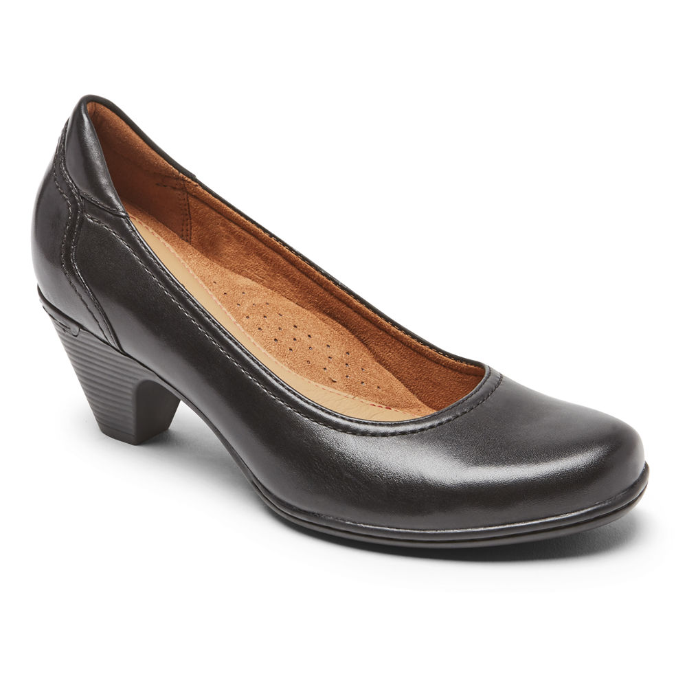 Rockport Heels For Womens Black - Cobb Hill Adaline - VD4937658